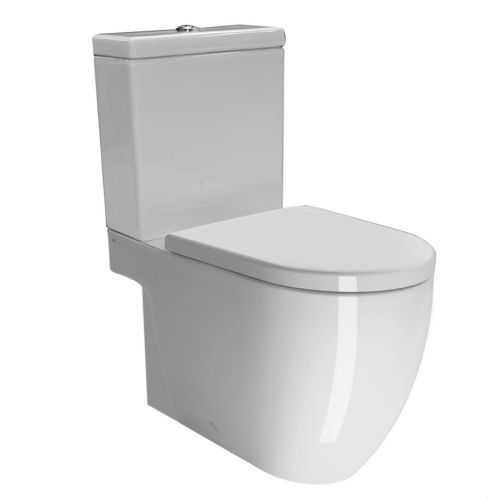 ΛΕΚΑΝΗ WC ΧΑΜΗΛΗΣ ΠΙΕΣΗΣ Back-to-wall ΠΙΣΩ/ΚΑΤΩΣΤΟΜΙΑ ΚΟΜΠΛΕ GSI PURA 881700C White Glossy 68x36 cm