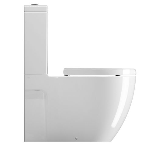 ΛΕΚΑΝΗ WC ΧΑΜΗΛΗΣ ΠΙΕΣΗΣ Back-to-wall ΠΙΣΩ/ΚΑΤΩΣΤΟΜΙΑ ΚΟΜΠΛΕ GSI PURA 881700C White Glossy 68x36 cm