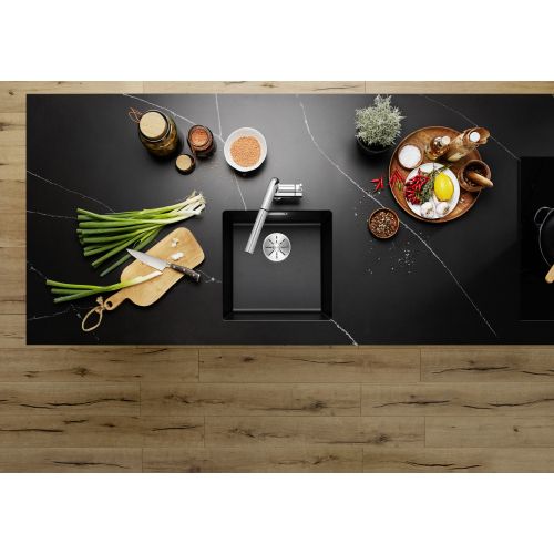 ΝΕΡΟΧΥΤΗΣ ΓΡΑΝΙΤΗ ΥΠΟΚΑΘΗΜΕΝΟΣ BLANCO SUBLINE 320 U Rock Grey 46x35 cm