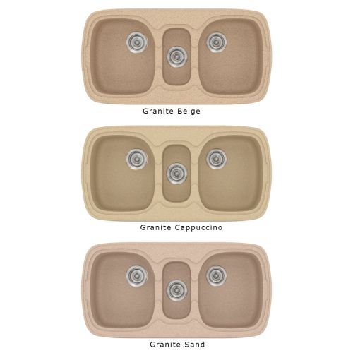 ΝΕΡΟΧΥΤΗΣ ΕΝΘΕΤΟΣ ΣΥΝΘΕΤΙΚΟΣ ΓΡΑΝΙΤΗ SANITEC Natura 303 Granite Beige (97x51 cm)