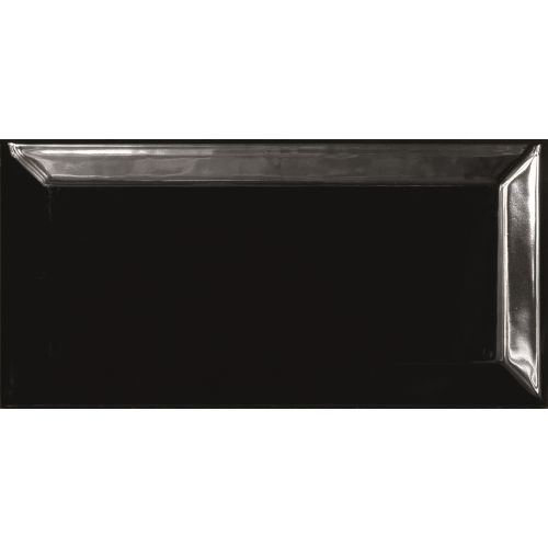 ΠΛΑΚΑΚΙ ΤΟΙΧΟΥ KOLOSSOS BRICKS Negro Biselado 10 x 20 cm
