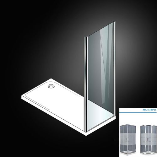 ΣΤΑΘΕΡΟ ΠΛΑΪΝΟ ΚΑΜΠΙΝΑΣ ΝΤΟΥΖΙΕΡΑΣ Aquarelle Venia 70 Panel 70 Clear