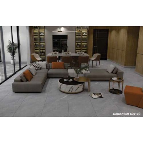 ΠΛΑΚΑΚΙ ΔΑΠΕΔΟΥ KOLOSSOS CEMENTUM Grey 60x120 cm
