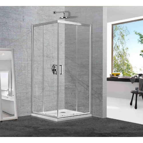 ΚΑΜΠΙΝΑ ΝΤΟΥΖΙΕΡΑΣ ΤΕΤΡΑΓΩΝΗ Aquarelle Clever 10 120C Clear 120x120x190 cm