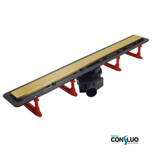 ΣΥΣΤΗΜΑ ΑΠΟΧΕΤΕΥΣΗΣ KARAG PRESTAN CONFLUO FRAMELESS LINE 300 24K GOLD 30cm