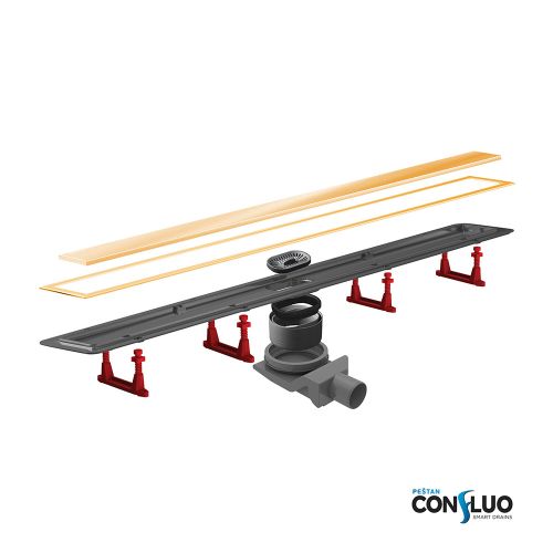 ΣΥΣΤΗΜΑ ΑΠΟΧΕΤΕΥΣΗΣ KARAG PRESTAN CONFLUO PREMIUM LINE 300 ΧΡΥΣΟ 24Κ 30cm
