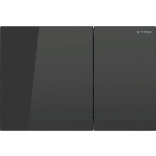 ΠΛΑΚΕΤΑ ΕΝΕΡΓΟΠΟΙΗΣΗΣ ΓΙΑ ΚΑΖΑΝΑΚΙΑ GEBERIT Sigma 70 Dual Flush 115.622.14.1 Μαύρο Ματ Ανοξείδωτο Ατσάλι