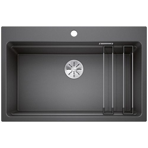 ΝΕΡΟΧΥΤΗΣ ΓΡΑΝΙΤΗ ΕΝΘΕΤΟΣ BLANCO ETAGON 8 Anthracite 78x51 cm