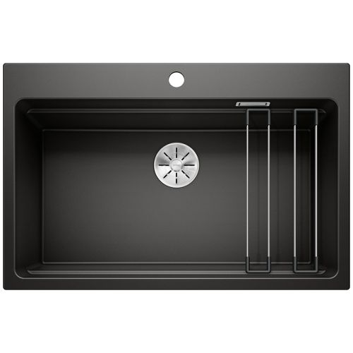 ΝΕΡΟΧΥΤΗΣ ΓΡΑΝΙΤΗ ΕΝΘΕΤΟΣ BLANCO ETAGON 8 Black 78x51 cm