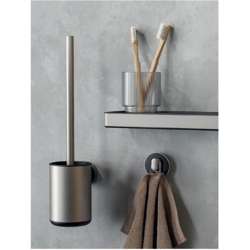 ΧΑΡΤΟΘΗΚΗ ΤΟΙΧΟΥ GEESA Cooper 800222-110 Inox / Black Mat