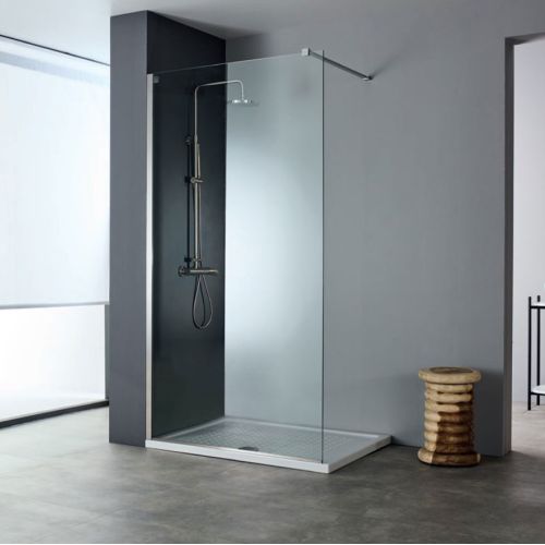 ΔΙΑΧΩΡΙΣΤΙΚΟ ΠΑΝΕΛ ΝΤΟΥΣ Devon Iwis Walk-in IW 100 C 97-99 x h 200 cm Inox Brushed PVD
