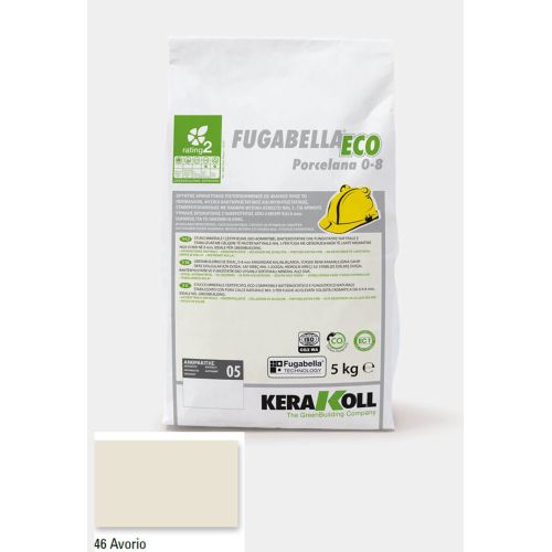 ΑΡΜΟΣΤΟΚΟΣ KERAKOLL Fugabella Eco Porcelana 0‑8 Avorio 46 5kgr