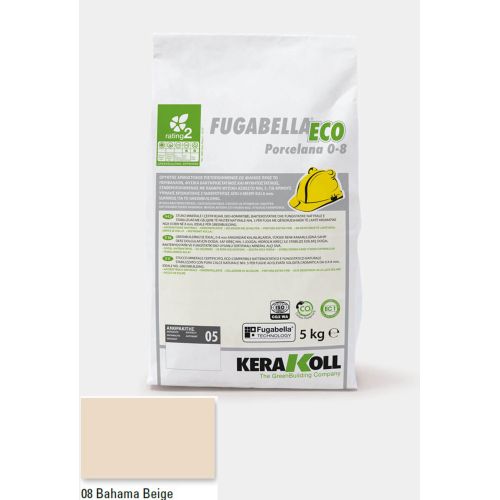 ΑΡΜΟΣΤΟΚΟΣ KERAKOLL Fugabella Eco Porcelana 0‑8 Bahama Beige 08 5kgr