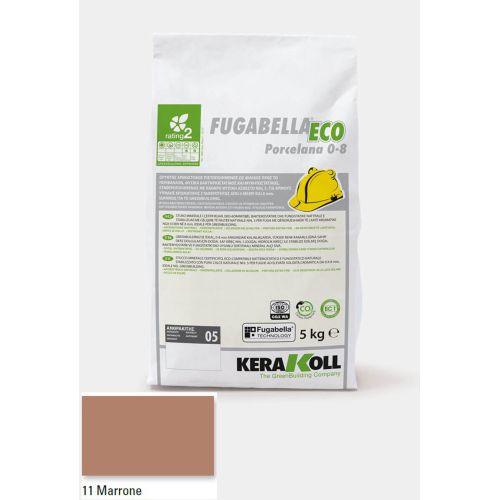 ΑΡΜΟΣΤΟΚΟΣ KERAKOLL Fugabella Eco Porcelana 0‑8 Marrone 11 5kgr