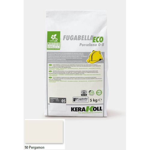 ΑΡΜΟΣΤΟΚΟΣ KERAKOLL Fugabella Eco Porcelana 0‑8 Pergamon 50 5kgr