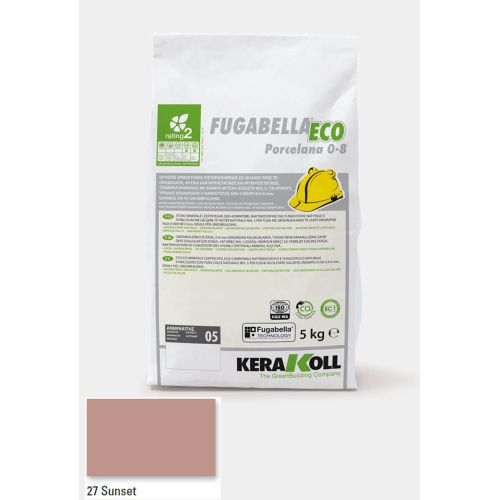 ΑΡΜΟΣΤΟΚΟΣ KERAKOLL Fugabella Eco Porcelana 0‑8 Sunset 27 5kgr