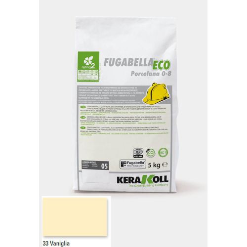 ΑΡΜΟΣΤΟΚΟΣ KERAKOLL Fugabella Eco Porcelana 0‑8 Vaniglia 33 5kgr