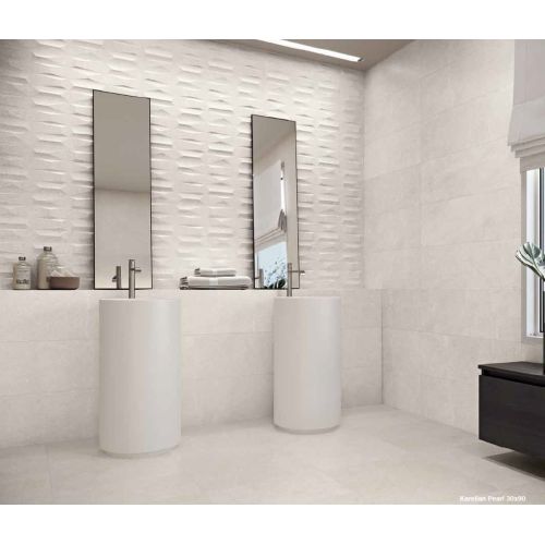 ΠΛΑΚΑΚΙ ΤΟΙΧΟΥ KOLOSSOS KARELIAN Grey 30 x 90 cm