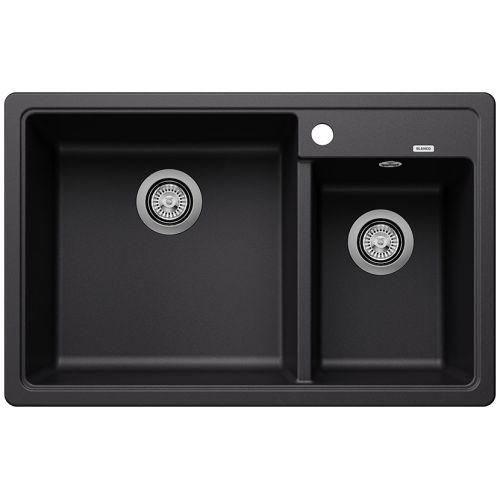 ΝΕΡΟΧΥΤΗΣ ΓΡΑΝΙΤΗ ΕΝΘΕΤΟΣ BLANCO LEGRA 8 Black 78x50 cm