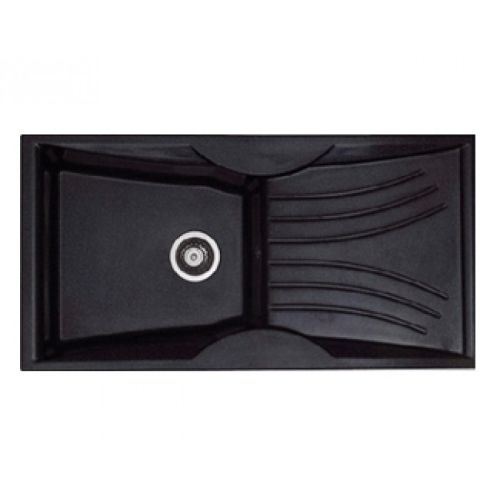 ΝΕΡΟΧΥΤΗΣ ΣΥΝΘΕΤΙΚΟΣ ΓΡΑΝΙΤΗ SANITEC Libra 328 (99x51 cm) Granite Black