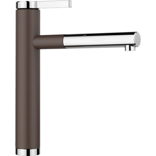 ΜΠΑΤΑΡΙΑ ΝΕΡΟΧΥΤΗ ΚΟΥΖΙΝΑΣ ΜΕ ΝΤΟΥΣ BLANCO LINEE-S Coffee / Chrome