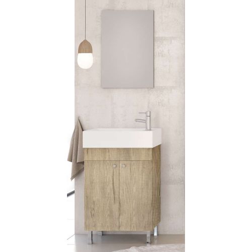 ΕΠΙΠΛΟ ΜΠΑΝΙΟΥ Drop LITOS 50 PL Wood ΜΕ ΚΑΘΡΕΠΤΗ