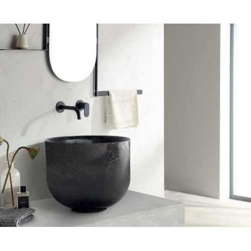 ΝΙΠΤΗΡΑΣ ΜΑΡΜΑΡΙΝΟΣ ΕΠΙΤΡΑΠΕΖΙΟΣ FOSSIL BUCKET Marble MR 42-410 Grey Ø 42 cm h 35 cm