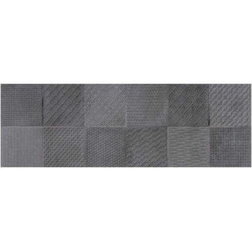 ΠΛΑΚΑΚΙ ΤΟΙΧΟΥ KARAG MADOX Square Anthracita 30x90 cm