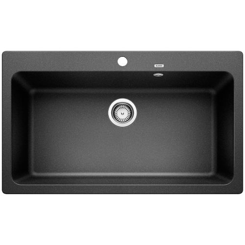 ΝΕΡΟΧΥΤΗΣ ΓΡΑΝΙΤΗ ΕΝΘΕΤΟΣ BLANCO NAYA XL 9 Anthracite 86x51 cm