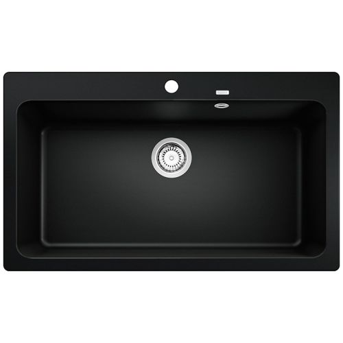 ΝΕΡΟΧΥΤΗΣ ΓΡΑΝΙΤΗ ΕΝΘΕΤΟΣ BLANCO NAYA XL 9 Black 86x51 cm