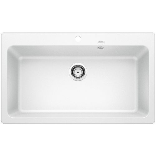 ΝΕΡΟΧΥΤΗΣ ΓΡΑΝΙΤΗ ΕΝΘΕΤΟΣ BLANCO NAYA XL 9 White 86x51 cm