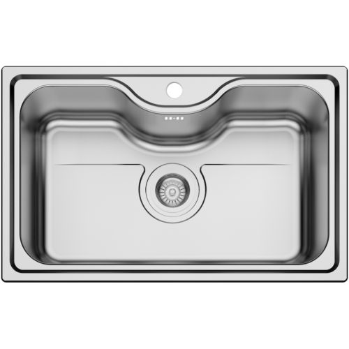 ΝΕΡΟΧΥΤΗΣ ΕΝΘΕΤΟΣ MACART Silk N-100 S Inox Λείος 80x50 cm