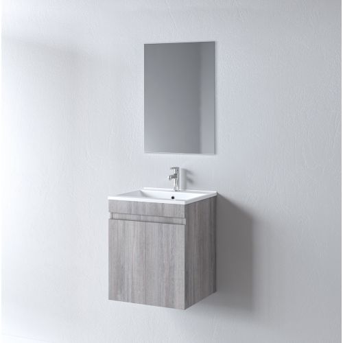 ΜΟΝΤΕΡΝΟ ΚΡΕΜΑΣΤΟ ΕΠΙΠΛΟΥ ΜΠΑΝΙΟΥ ΣΕΤ MARTIN OMEGA Grey OAK ECO 50cm