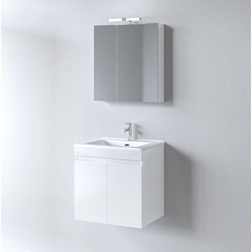 ΜΟΝΤΕΡΝΟ ΚΡΕΜΑΣΤΟ ΕΠΙΠΛΟΥ ΜΠΑΝΙΟΥ MARTIN OMEGA WHITE 65