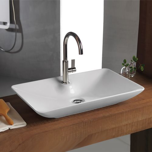 ΝΙΠΤΗΡΑΣ ΕΠΙΤΡΑΠΕΖΙΟΣ BIANCO Ceramica RIO 38061-300 White 64,4 x 39,5 cm