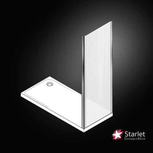ΣΤΑΘΕΡΟ ΠΛΑΪΝΟ ΚΑΜΠΙΝΑΣ ΝΤΟΥΖΙΕΡΑΣ Starlet SIDE PANEL SPS 90 F Fabric h 180 cm