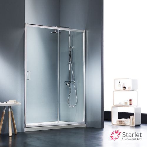 ΚΑΜΠΙΝΑ  ΠΟΡΤΑ ΝΤΟΥΖΙΕΡΑΣ Starlet SLIDER (1+1) SLS 140 T Clear 137-141 x h 180 cm