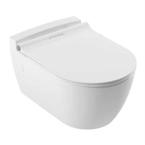 ΛΕΚΑΝΗ WC ΚΡΕΜΑΣΤΗ ΜΕ ΚΑΛΥΜΜΑ ΒΑΚΕΛΙΤΗ SEREL SAPPHIRE SP1000 White 52 χ 35,5 cm