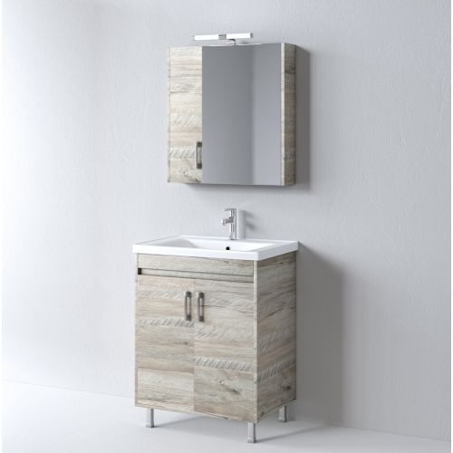 ΜΟΝΤΕΡΝΟ ΕΠΙΔΑΠΕΔΙΟ ΕΠΙΠΛΟΥ ΜΠΑΝΙΟΥ MARTIN SAVINA NATURAL OAK 65cm