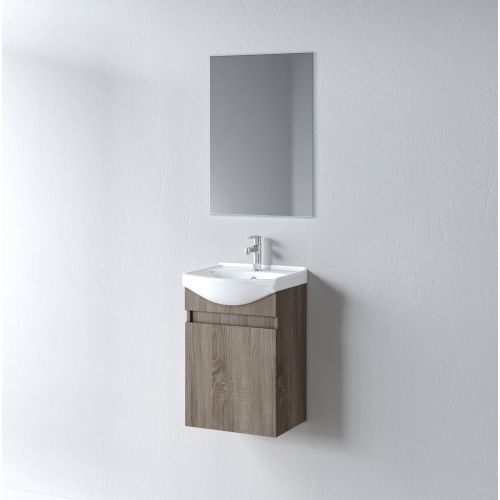 ΜΟΝΤΕΡΝΟ ΚΡΕΜΑΣΤΟ ΕΠΙΠΛΟΥ ΜΠΑΝΙΟΥ MARTIN SIENA ECO Sonoma  Dark 45cm