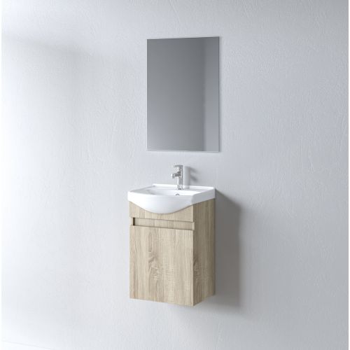 ΜΟΝΤΕΡΝΟ ΚΡΕΜΑΣΤΟ ΕΠΙΠΛΟΥ ΜΠΑΝΙΟΥ MARTIN SIENA ECO Sonoma 45cm