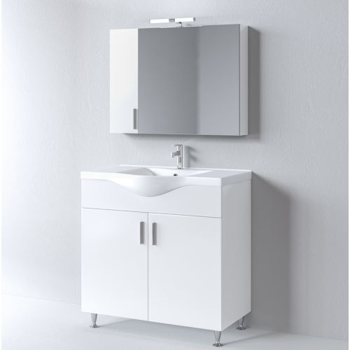 ΜΟΝΤΕΡΝΟ ΕΠΙΔΑΠΕΔΙΟ ΕΠΙΠΛΟΥ ΜΠΑΝΙΟΥ MARTIN SIENA WHITE 90cm