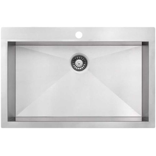 ΝΕΡΟΧΥΤΗΣ ΕΝΘΕΤΟΣ MACART Square N-100 Inox Λείος 78x51 cm