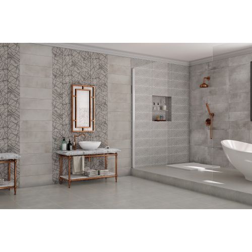 ΠΛΑΚΑΚΙ ΤΟΙΧΟΥ KOLOSSOS VIGO Releive Gris 20 x 60 cm