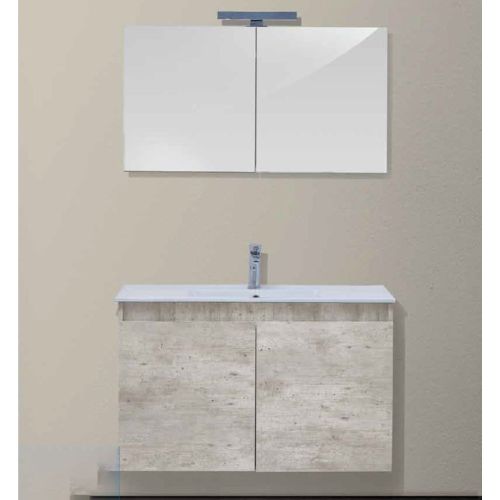 ΕΠΙΠΛΟ ΜΠΑΝΙΟΥ ΜΕ ΚΑΘΡΕΠΤΗ ΝΤΟΥΛΑΠΙ COLOSSEUM bath VERA 8421 Metropolitan Soft 80 cm