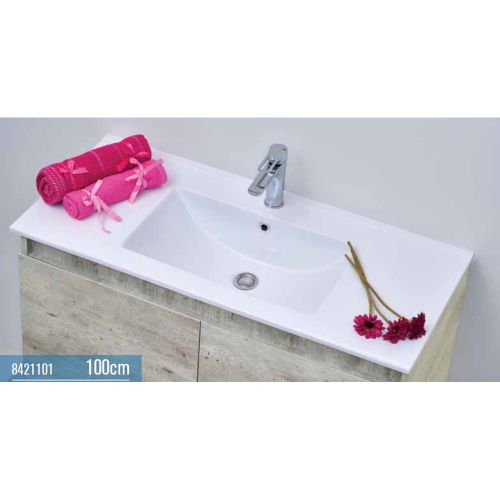 ΕΠΙΠΛΟ ΜΠΑΝΙΟΥ ΜΕ ΚΑΘΡΕΠΤΗ COLOSSEUM bath VERA 8421 Metropolitan Soft 80 cm
