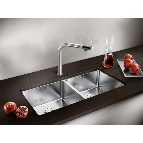 ΝΕΡΟΧΥΤΗΣ ΥΠΟΚΑΘΗΜΕΝΟΣ BLANCO ANDANO 400/400-U  Inox 86,5x44 cm