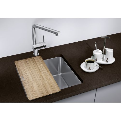 ΝΕΡΟΧΥΤΗΣ ΥΠΟΚΑΘΗΜΕΝΟΣ BLANCO ANDANO 340 - U  Inox 38x44 cm