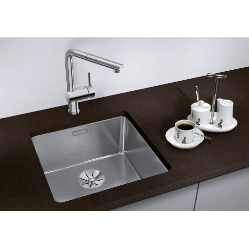 ΝΕΡΟΧΥΤΗΣ ΥΠΟΚΑΘΗΜΕΝΟΣ BLANCO ANDANO 400 - U  Inox 44x44 cm