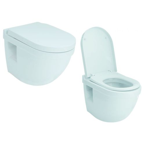 ΛΕΚΑΝΗ WC ΚΡΕΜΑΣΤΗ ΜΕ Soft Close ΚΑΛΥΜΜΑ GLORIA ARISTEA 52x36x38 cm